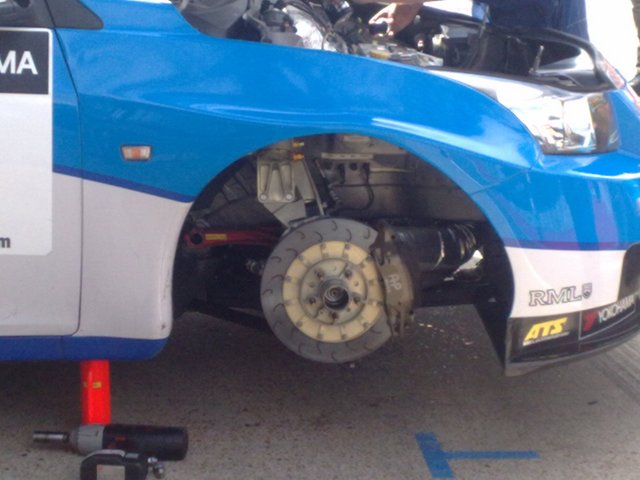 WTCC Lacetti front suspension